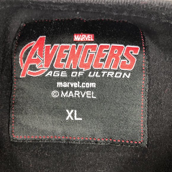 Marvel Avengers Shirt Boy's Extra Large Iron Man Incredible Hulk All Over Print - Picture 5 of 11